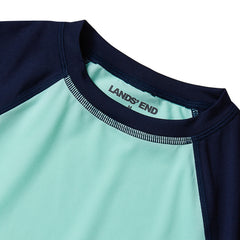 Boys Sunshade UPF 50 Chlorine Resistant Short Sleeve Crew Neck Rash Guard