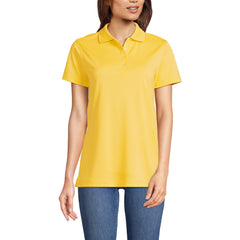 School Uniform Women's Short Sleeve Polyester Polo Shirt