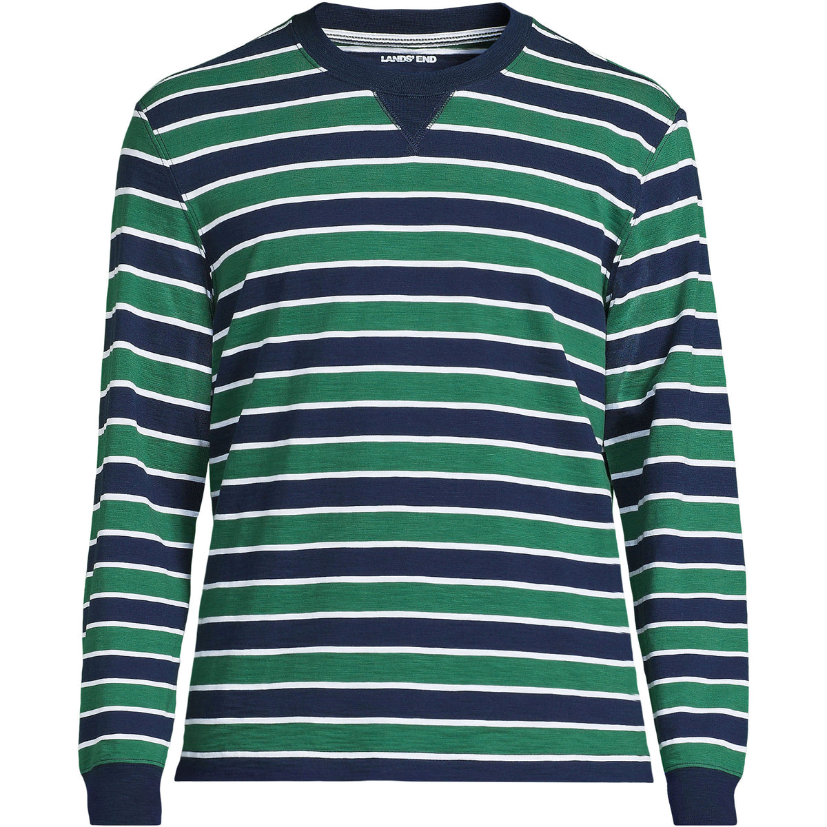 Men's Long Sleeve Slub Crew