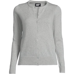 Women's Tall Fine Gauge Cotton Cardigan Sweater