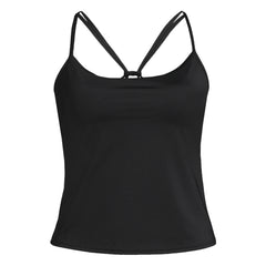 Women's Long Torso Tugless QuickDry Adjustable Strappy Back Tankini Top