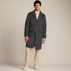 Men's Wool Blend Top Coat
