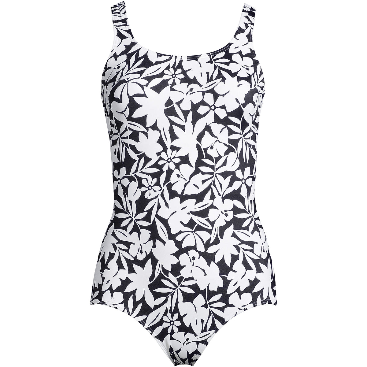 Women's Tugless Low Leg One Piece Swimsuit
