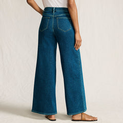 Women's Petite Recover Denim High Rise Extra Wide Leg Jeans