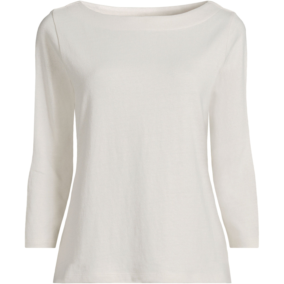 Women's Plus Size Mariner Jersey Boatneck Top