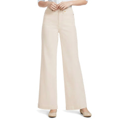 Petite Recycled High Rise Wide Leg Denim Jeans