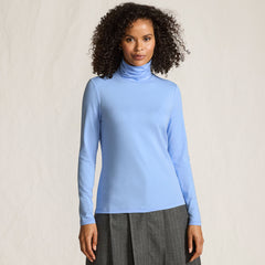 Lightweight Jersey Long Sleeve Turtleneck