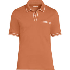 Men's Short Sleeve Tipped Welt Pocket Supima Polo