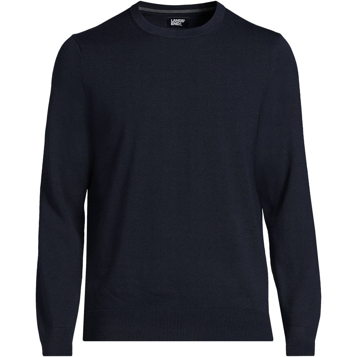 Men's Fine Gauge Cotton Crew Neck Sweater