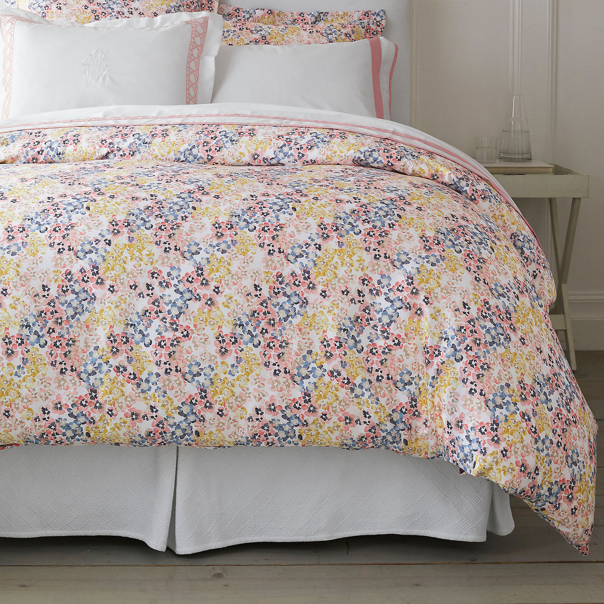 Basketweave Cotton Matelasse Bedskirt