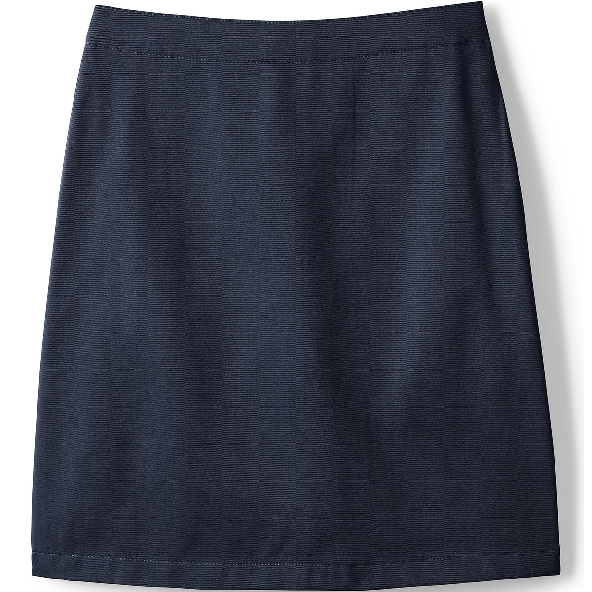 School Uniform Girls Slim Blend Chino Skort Top of Knee