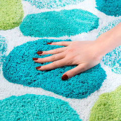 Chesapeake Pebbles Cotton Non-Skid 24''x36'' Bath Runner