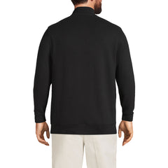 Big and Tall Bedford Rib Quarter Zip Pullover Sweater