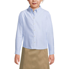 Girls Plus Long Sleeve Oxford Dress Shirt