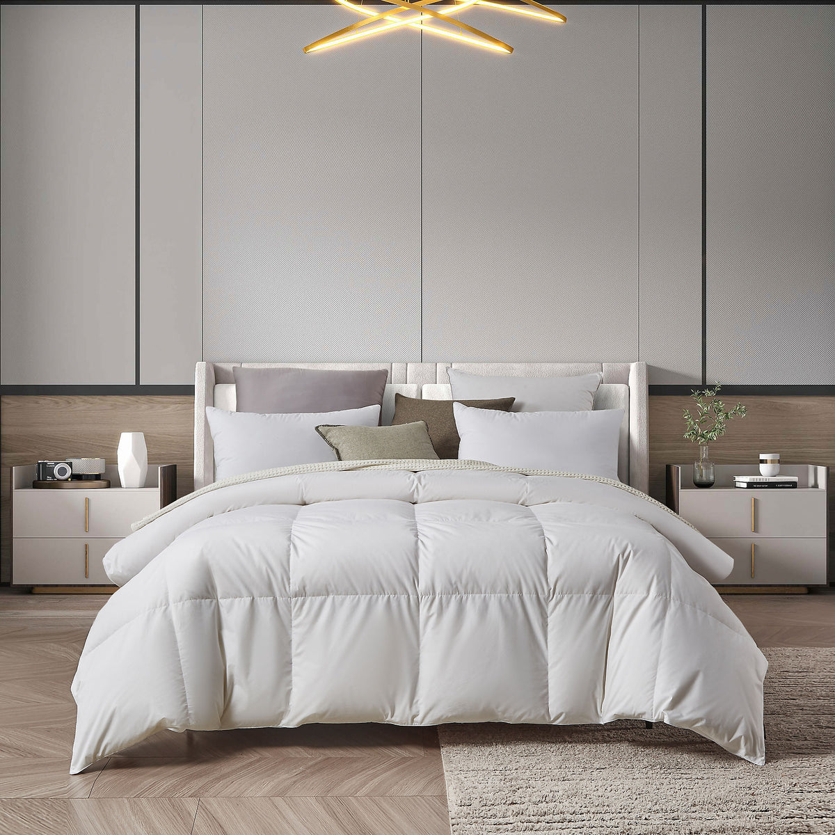 Farm to Home Organic Cotton Premium White Down Comforter