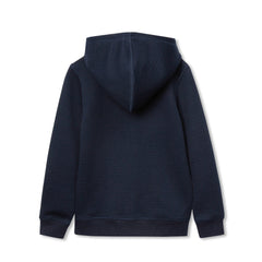 Boys Texture Knit Zip Up Hoodie