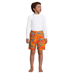 Boys Printed Volley Swim Trunks