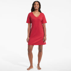 Women's Cotton Interlock Relaxed Above the Knee Nightgown