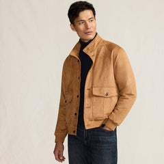 Men's Faux Suede Jacket