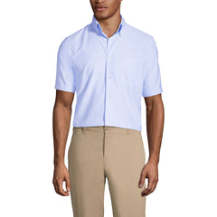 School Uniform Men's Short Sleeve Oxford Dress Shirt
