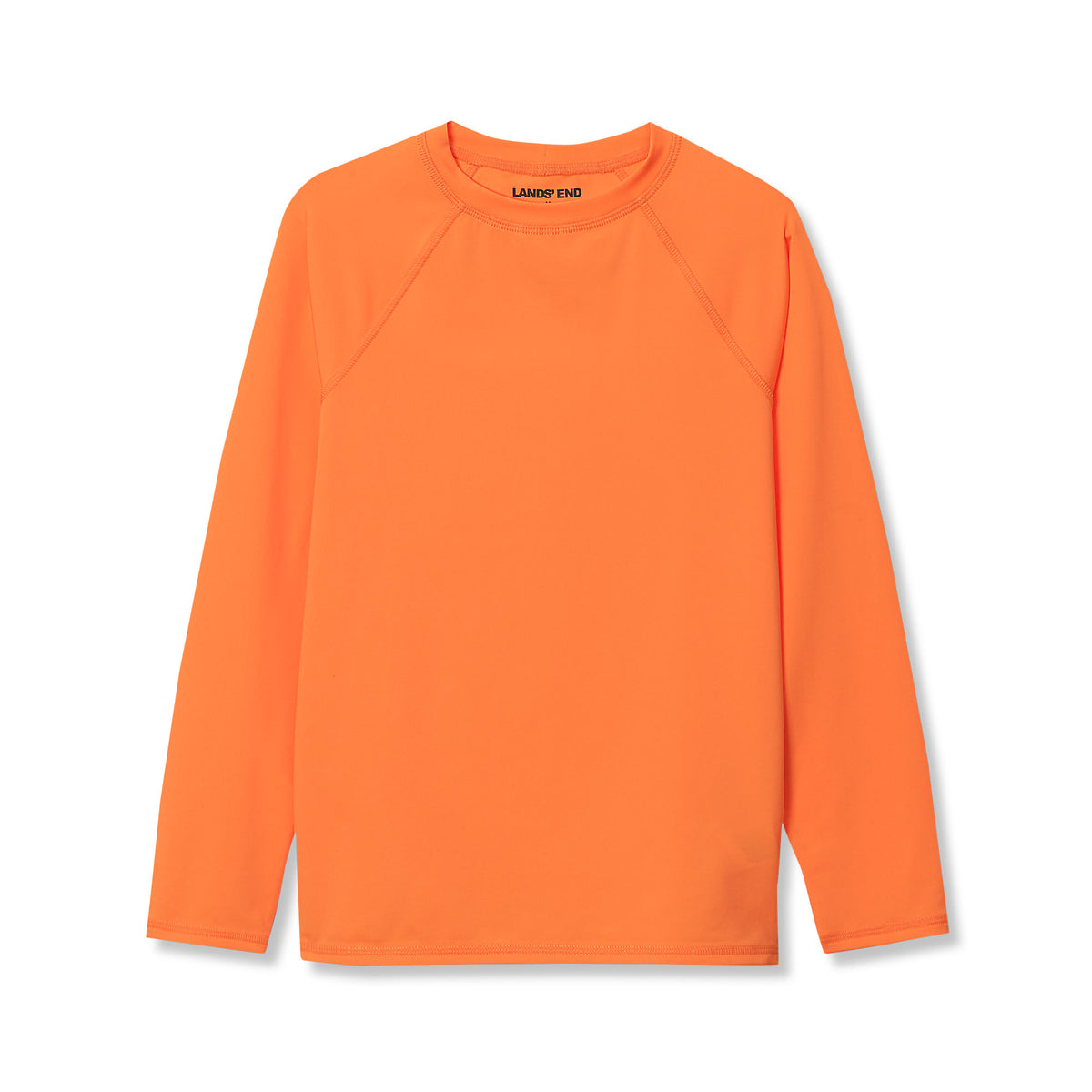 Boys Husky Sunshade UPF 50 Chlorine Resistant Long Sleeve Crew Neck Rash Guard