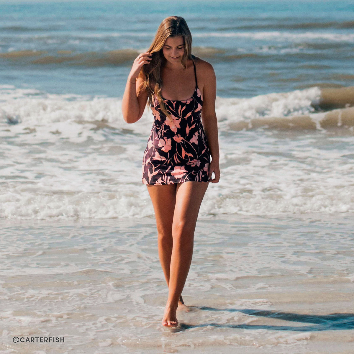Andie x Lands' End Women's Tugless Fiji Swim Dress
