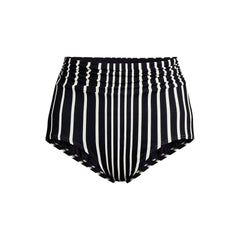 Women's Plus Size Ruched High Waisted Full Coverage Bikini Bottoms