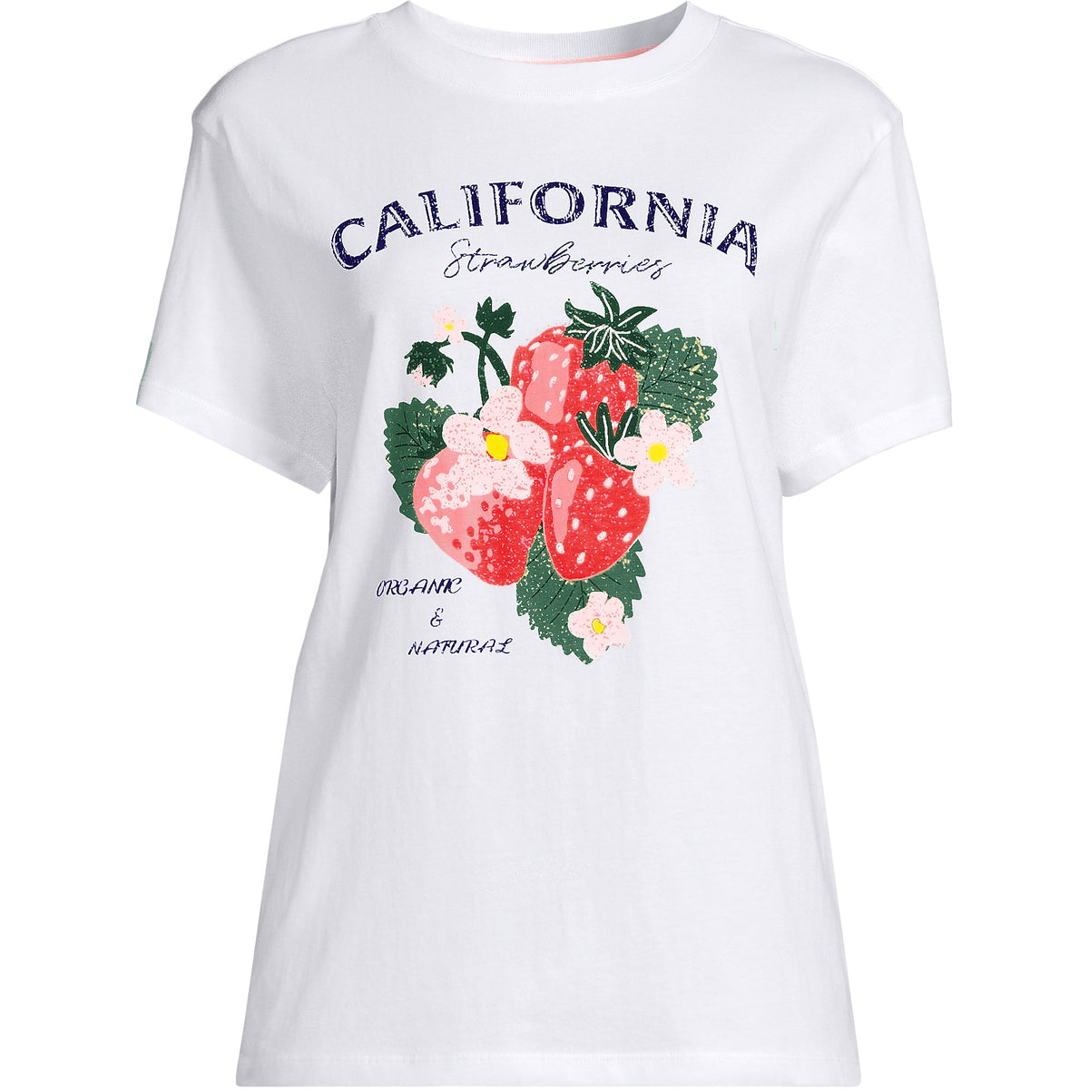 Women's Plus Size Short Sleeve Crew Neck Graphic T-Shirt