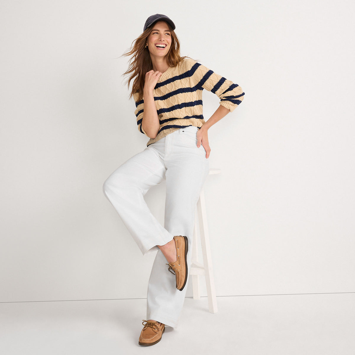 Tall High Rise Wide Leg Denim Jeans
