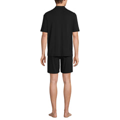 Men's Short Sleeve Cooling Knit Pajama Short Set