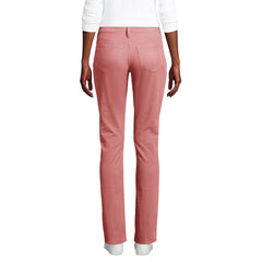 Women's Mid Rise Straight Leg Corduroy Pants