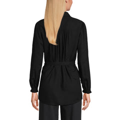 Women's Rayon Tie Waist Shirt