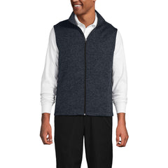 Unisex Big Sweater Fleece Zip Front Vest
