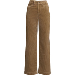Women's Plus Size High Rise Wide Leg Corduroy Pants