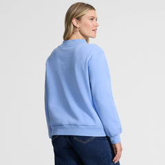 Women's Long Sleeve Serious Sweats Mock Neck Sweatshirt