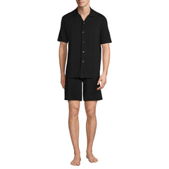 Men's Short Sleeve Cooling Knit Pajama Short Set