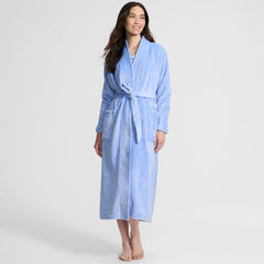 Women's Cozy Plush Long Wrap Robe