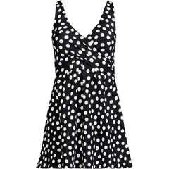 Women's Petite New SlenderSuit Wrap Swim Dress Swimsuit Print