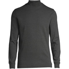 Men's Big and Tall Cotton Supima Mock Turtleneck