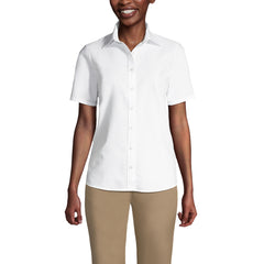 School Uniform Women's Short Sleeve Oxford Shirt
