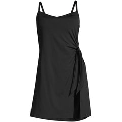 Women's D-Cup Chlorine Resistant Sweetheart Swim Dress One Piece Swimsuit