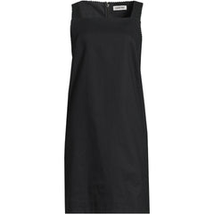 Women's Petite Linen Shift Above the Knee Dress