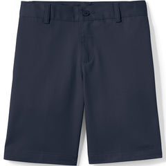 Boys Husky Plain Front Blend Chino Shorts