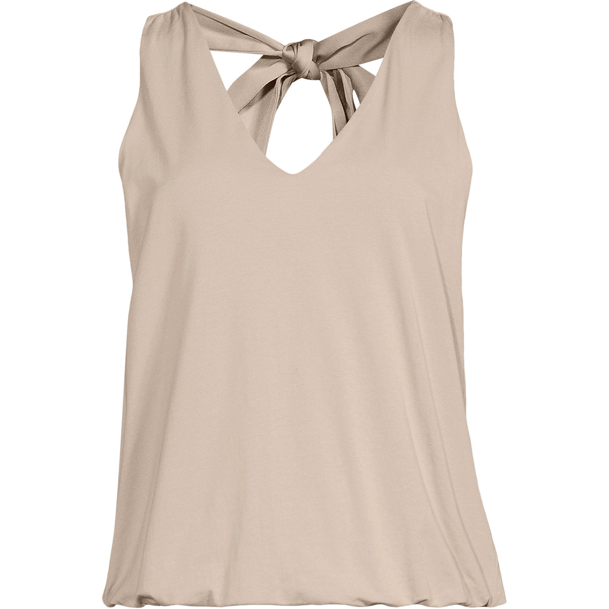Women's Petite Lightweight Jersey Blouson Vneck Tank