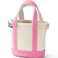 Mini Natural Open Top Canvas Tote Bag