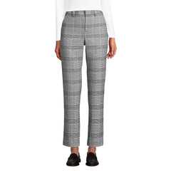 Women's High Rise Brushed Flannel Tapered Ankle Pants
