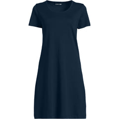 Women's Cotton Short Sleeve Knee Length Nightgown