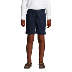 Boys Slim Plain Front Blend Chino Shorts