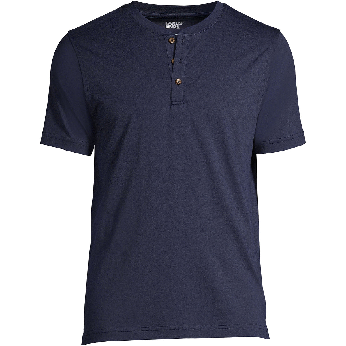 Men's Short Sleeve Cotton Supima Jersey Henley
