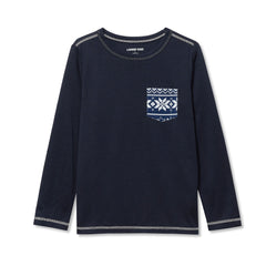 Kids Soft Jersey Pocket Sleep Top